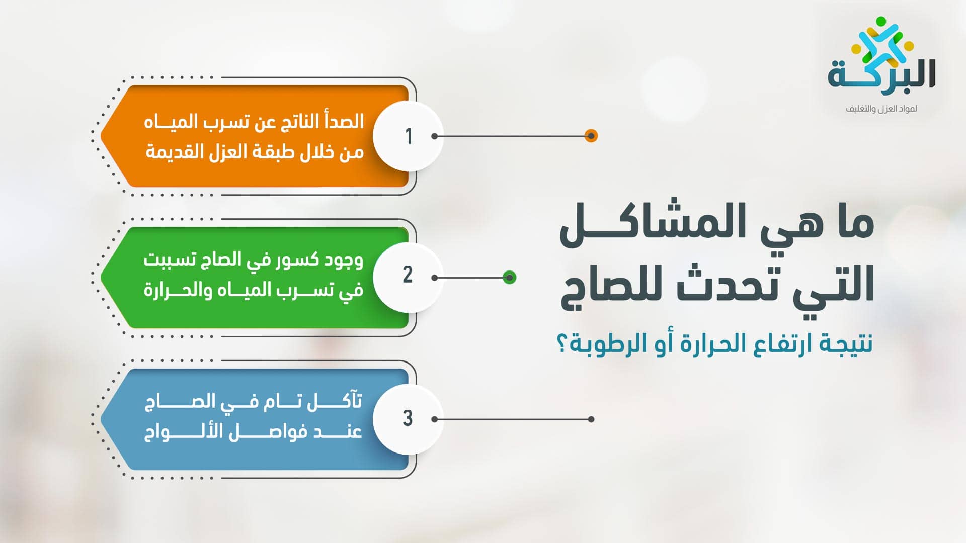 ما هي المشاكل التي تحدث للصاج نتيجة ارتفاع الحرارة أو الرطوبة؟